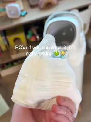 How has nobody thought of this until now 😭💀 #momfinds #babymusthaves #momcozy #diaperpail #momhack 
