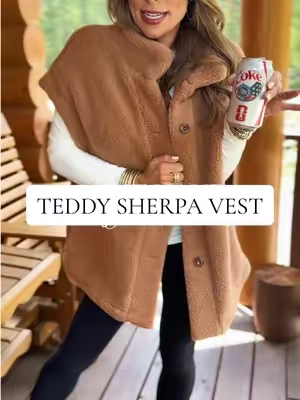 #vest #sherpa #fashion #FallFashion #fashiontiktok 