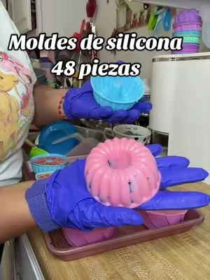 48 piezas, molde de silicona para donas, profundo, grande, reutilizable, antiadherente, 4 moldes de silicona con diferentes formas, resistente al calor para hornear bagels, muffins, gelatina y pasteles, apto para horno, microondas y lavavajillas, ideal como regalo de Pascua.#moldes #silicona #postres #gelatina #cocina 