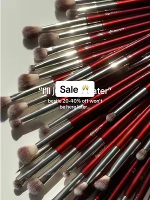 There’s still time to shop our anniversary sale…but not much 🏃‍♀️🛒😙 — #bkbeauty #makeupbrushes #anniversarysale #tiktokshopsummersale #MakeupRoutine 