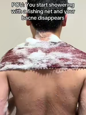 Would you shower with this? #shower #SelfCare #tiktokshop #AfricanNetSponge #fypシ 