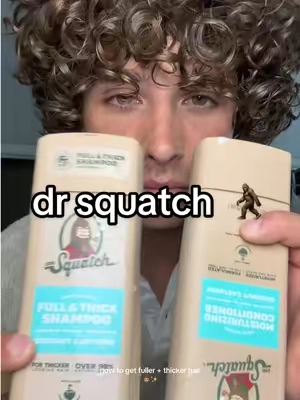 makes it look way better + only use it twice a week  #drsquatch #shampooandconditioner #shampoos #hairtutorial #hairtok 