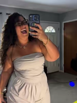 My fav on the go! #romper #womensfashion #plussizefashion #wardrobeessential 