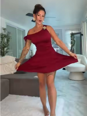 A matching set that can be worn casually or dressed up?! Yes please! ##skirtwithshorts##skort##matchingset##ootdfashion##tiktokshopsummersale