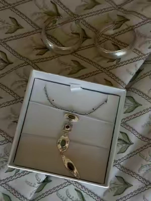 dream necklace and earrings honestly wow 