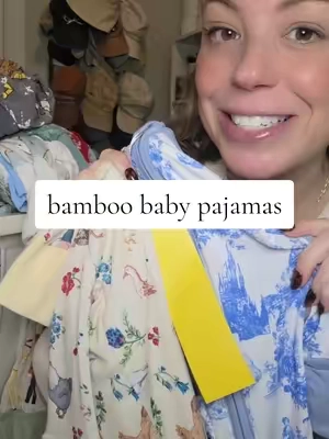 Replying to @cassiesuniquepicks i absolutely love this brand!  #babybamboo #bamboobabyclothes #bambooclothing #bamboopajamas #babyclothing 