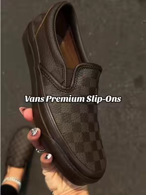 And they’re premiums so they are COMFY 😮‍💨 @vans #vans #slipons #checkered #falloutfits 