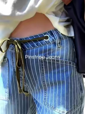 Fit tts ✨ #stretchyjeans #pinstripepants #flamingalsjeans #womensjeans 