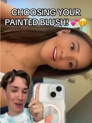 Replying to @𝐜𝐡𝐚𝐫𝐥𝐨𝐭𝐭𝐞  Comment down below and I will blush match you! 💕🙂‍↕️ #painted #makeup #shade #match   