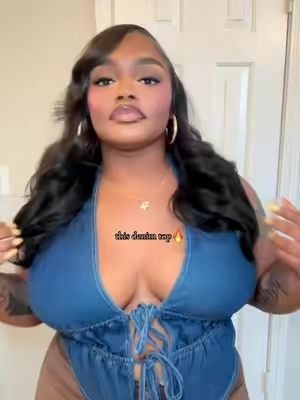 #denimtop #haltertop 