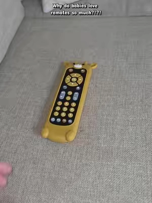 My 9 month old loves this and it I am happy that he stopped stealing my remote control! #babytoy #remotecontrol #babyteether #babymusthaves  #backtoschool 