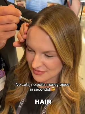 ✨ No cuts. No edits. Just the money piece transformation in seconds 🤍✨  Root Cover Up + shade ‘blonde’ for a seamless, bright blend 😮‍💨 Saving time while serving luxury results! 💁‍♀️ @Giles Robinson #colorwowrcu #hairhack #moneypiece #moneypiecehair 