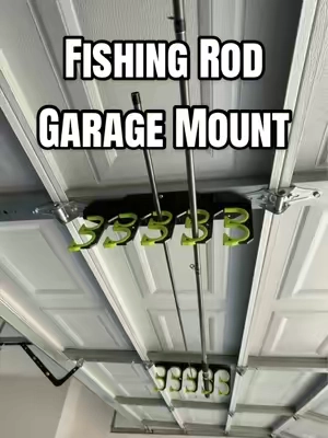 Fishing Rod Wall Mount
