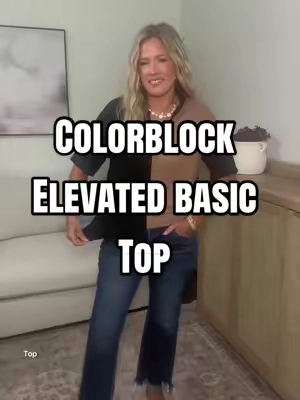 Work or casual work elevated basic!! This color combo is everything!! @DOKOTOO-US #waffleknit #casualoutfit #worktop #elevatedbasics 