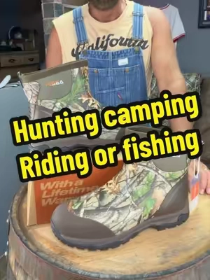 These are the boots you didn't realize you needed! They are terrific for everything you are going to do around the house or in the woods and good for all seasons! Hunting or fishing! These are waterproof, rain proof and great for snow too! Great for those atv rides, mowing, out on the tractor or just wearing to the garden! I can't oversell these enough! They are comfortable to wear all day long! @HISEA-STORE #SummerVibes #tiktokshopcreatorpicks #dealsforyoudays #summerwins #tiktokshopsummerturnup 
