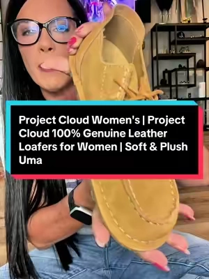 8:5 Project Cloud Women's | Project Cloud 100% Genuine Leather Loafers for Women | Soft & Plush Insole | Lightweight | Non-Slip - Uma #TiktokShopCreatorPicks #tiktokshopbacktoschool 