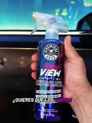 Quieres que tus vidrios brillen como nuevos #chemicalguys #cardetailing #hydroview #glasscleaner #ceramiccoating 