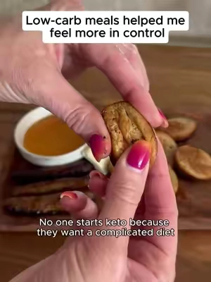 Low-Carb Meals Help Me Feel More in Control Low-carb meals feel easier when the day is already planned. Instead of random snacks, last-minute meals, and carb-heavy decisions, this cookbook gives you simple recipes you can repeat. Start with a plan, not pantry chaos. #keto #ketodiet #lowcarb #mealprep #cookbook