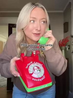 a magical direct line to Santa Claus ✨❤️ ##santa##christmas#c#christmasmagic