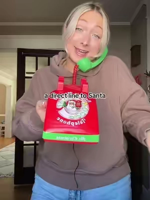 this is so magical ✨📞 #santa #christmas #christmasmagic 