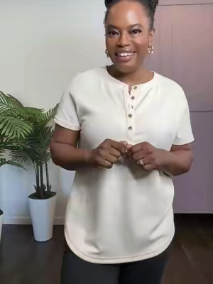 @PrettyGarden PRETTYGARDEN Waffle Knit Tops for Women Short Sleeve Henley Shirts Summer Blouses Dressy Casual Spring Fashion Clothes #tiktokshopbacktoschool #TikTokShopSummerTurnUp #Summervibes #shippedbytiktok #tiktokshopsummersale 