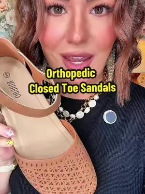 The footbed in this orthopedic closed toe sandal is INCREDIBLE!! It wears more like a Mary Jane in my opinion, but they are flexible and lightweight with THE BEST footbed EVER!!! 😍 They also run TTTS!! @Rihero #closedtoesandals #maryjaneshoes #orthopedic #rihero #ttsacl 