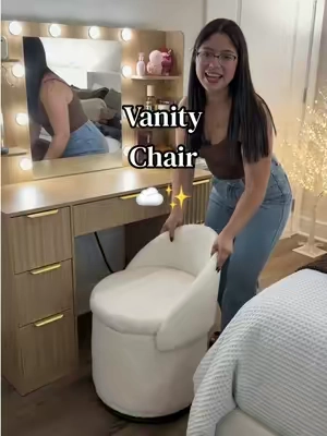 #vanitychair #chair #homefinds #vanitystool#vanity @CHAIRUS 