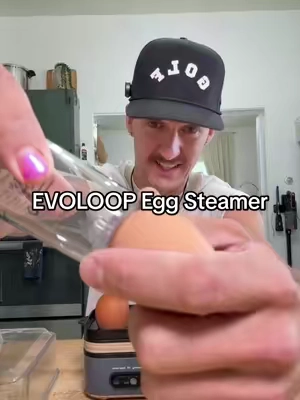 Little to no smell and cuts the cook time in half! #eggboil #boiledegg #hardboiledeggs #kitchengadgets @evoloop-Home 