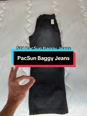 I’m 6’1 170 wearing size 32🤝 #pacsun #jeans #baggyjeans #tiktokshopmademebuyit #baggyfit 
