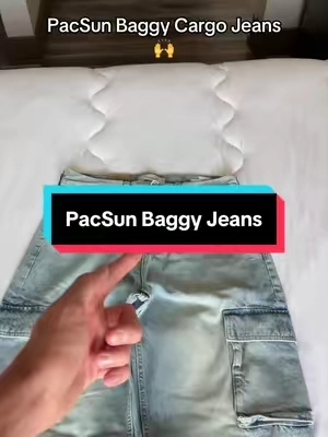 I’m 6’1 170 wearing size 32x32🙌 #pacsun #jeans #baggyjeans #tiktokshopmademebuyit #baggyfit 