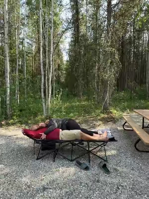 Time to pitch a tent 🏕️ 
