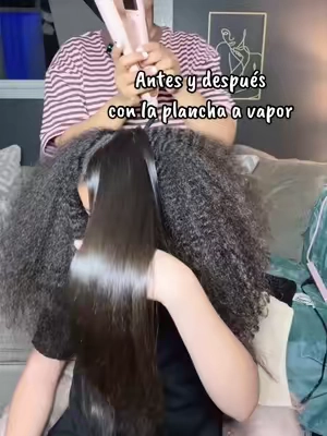 Respuesta a @Laiza Maldonado  Plancha de pelo a vapor Wavytalk Steam Sesh, cepillo alisador de nanotitanio con peine desmontable y placas anchas   #wavyhairtutorial #wavyhairroutine #wavytalkhair #wavytalk #planchadecabello @wavytalkofficial 