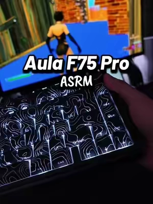 AULA F75 Pro Creamy Wireless Mechanical Keyboard #aulaf75pro #creamykeyboards #wirelesskeyboard #TikTokshopbacktoschool #tiktokshopcreatorpicks 