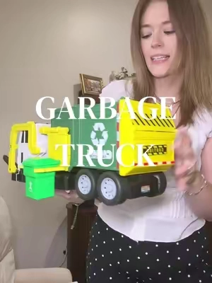 Imagine the look on your toddler’s face when they see this garbage truck toy 🥹 #toddlermom #toddlertoy #toddlertoyfinds #garbagetruck 