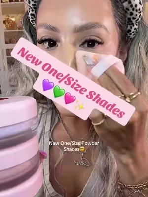 💚💜🩷New One/Size shades!!! Ahhhhhh the lilac is so prettttttyyyyyy✨✨✨#onesizebeauty #onesizeultimatesettingpowder #settingpowder #onesizemakeup #tiktokshopsummersale  Posted on 08/04/2026 | Prices & promos were accurate at time of posting but may change. This is my personal testimony. Results may vary. @ONE SIZE BEAUTY 