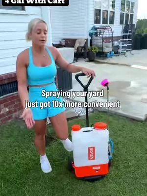 Our life just got so much easier with this sprayer! It’s so easy a granny can do it! @VEVOR Store @VEVOR Outdoor Store #vevor #yardsprayer #sprayer #yardwork #tools 
