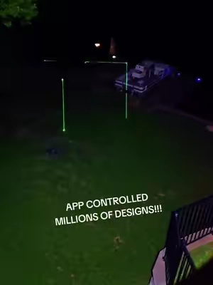 Get ready to light up your next event with this app-controlled laser show! ✨ Perfect for Christmas, Halloween parties, or kids' events. Enjoy bright lasers and millions of designs right from your phone. Low supply available now on sale! #LaserShow #PartyLights #ChristmasDecor #HalloweenFun #KidsParty