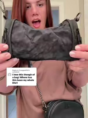 Replying to @TLongwell96 trust me I’m so happy I found this too, it’s literally a charm and purse in ONE 👏 #crossbodybag #smallbag #irisandrainbow 