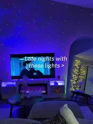 🌌 #galaxyprojector #homevibes #ledlighting #homedecor 