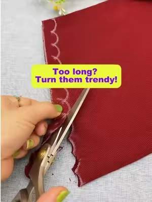 Too long? Turn them trendy!#SewingHacks #FashionTips#DealsForYouDays #SummerWins#TikTokShopDealsforYouDays