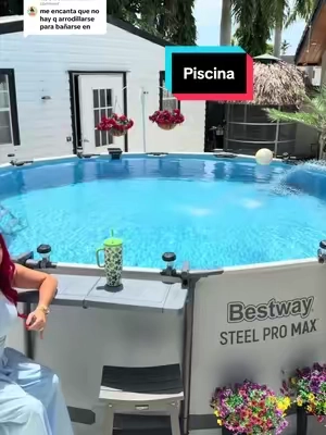 Replying to @Danays Tojeiro     No hay nada como llegar del trabajo y tener una piscina esperándote en el patio. 💦 #bestway#tiktokshopcreatorpicks#abovegroundpool#TikTokshopbacktoschool#homepool 