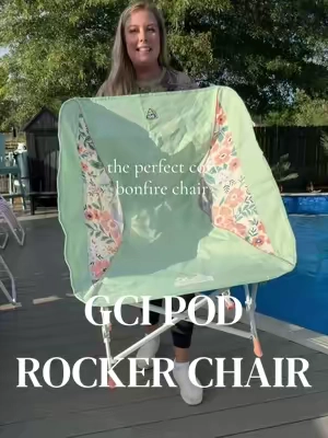 GCI outdoor pod rocker ✨The perfect cozy bonfire chair! 🍂✨🥃🔥🌸 @GCI Outdoor #gcioutdoor  #gcipodrocker #bonfirechair #bonfireseason #campingchair