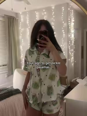 For the pickle lovers⬆️⬆️ #pajamas #fyp #viral #tiktok 