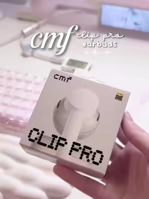 the new cmf clip pros are here and they are the coolest clip on earbuds ever!! @CMF by Nothing @Nothing US — #Nothingclippro #Nothing #Nothinglaunch2026 #CMFbyNothing 