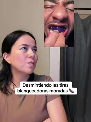 Pensé que no me iban a funcionar y me equivoqué #drdreamwhite #drdreamwhitening #whiteningstrips #teethwhiteningstrips #purpleteethwhitening  