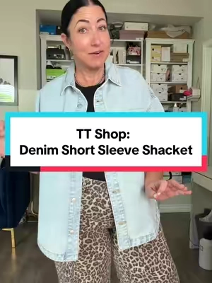 Discover the hottest fashion trend that’s taking TikTok by storm! If you’ve been looking for a denim shirt jacket, short sleeve denim jacket, lightweight denim layer, or an oversized denim top, this is the piece you need. I love that you can wear it buttoned up as a denim shirt or open as a denim jacket. It’s plus size passing, so it gives you that relaxed oversized fit without feeling bulky. Style it with jeans, shorts, dresses, leggings, or over a swimsuit for an effortless outfit you’ll wear all year long. If you’re looking for trendy fashion finds, viral outfit ideas, denim outfit inspiration, or versatile closet staples, don’t skip this one! #fashiontrends #styleinspo #fashionhaul #OOTD #TikTokCreatorSearchInsightsIncentive 