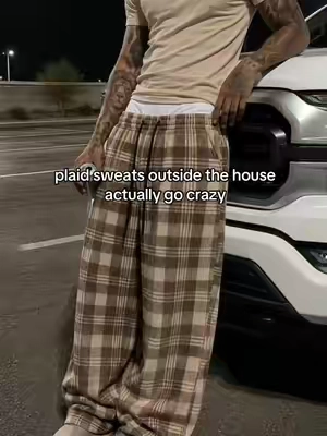 pajama look but harder #sweatpants #baggypants #widelegpants #streetwear #fyp 