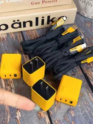 Two chargers. Two cables. Every device covered.  #fastcharger #4in1charger #usbccharger #weeklydeals #dealsforyoudays 