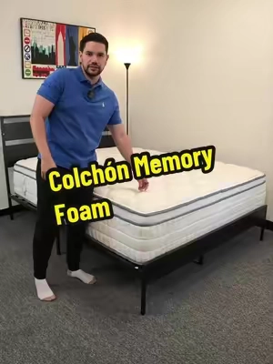 Colchón cómodo para dormir en las noches, colchón de resortes, colchón de memory foam, cómo dormir mejor en las noches #summerwins #tiktokshopsummersale  #raybeefurniture @Raybee Home 