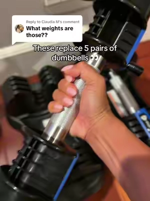 Replying to @Claudia M Finally answering everyone’s questions 😂 These adjustable dumbbells have been one of the best upgrades for my home gym. 🖤 Tap the orange cart. #adjustabledumbbells #homegymequipment #fitnessgear #TikTokshopbacktoschool #tiktokshopcreatorpicks 